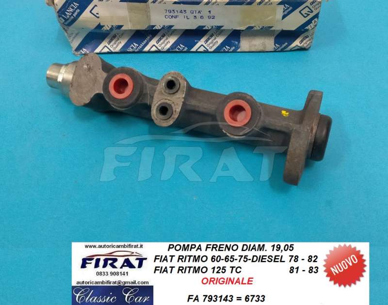 POMPA FRENO FIAT RITMO 78 - 83 (793143)